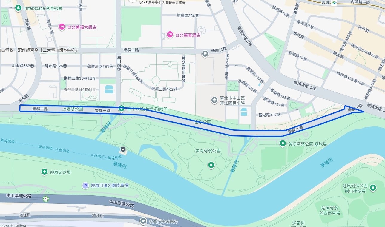 圖1 路面更新範圍圖