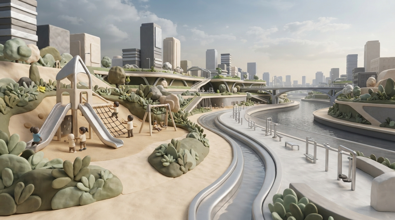 New Taipei Opens Gongsitlan Stream Waterfront Park in Tamsui