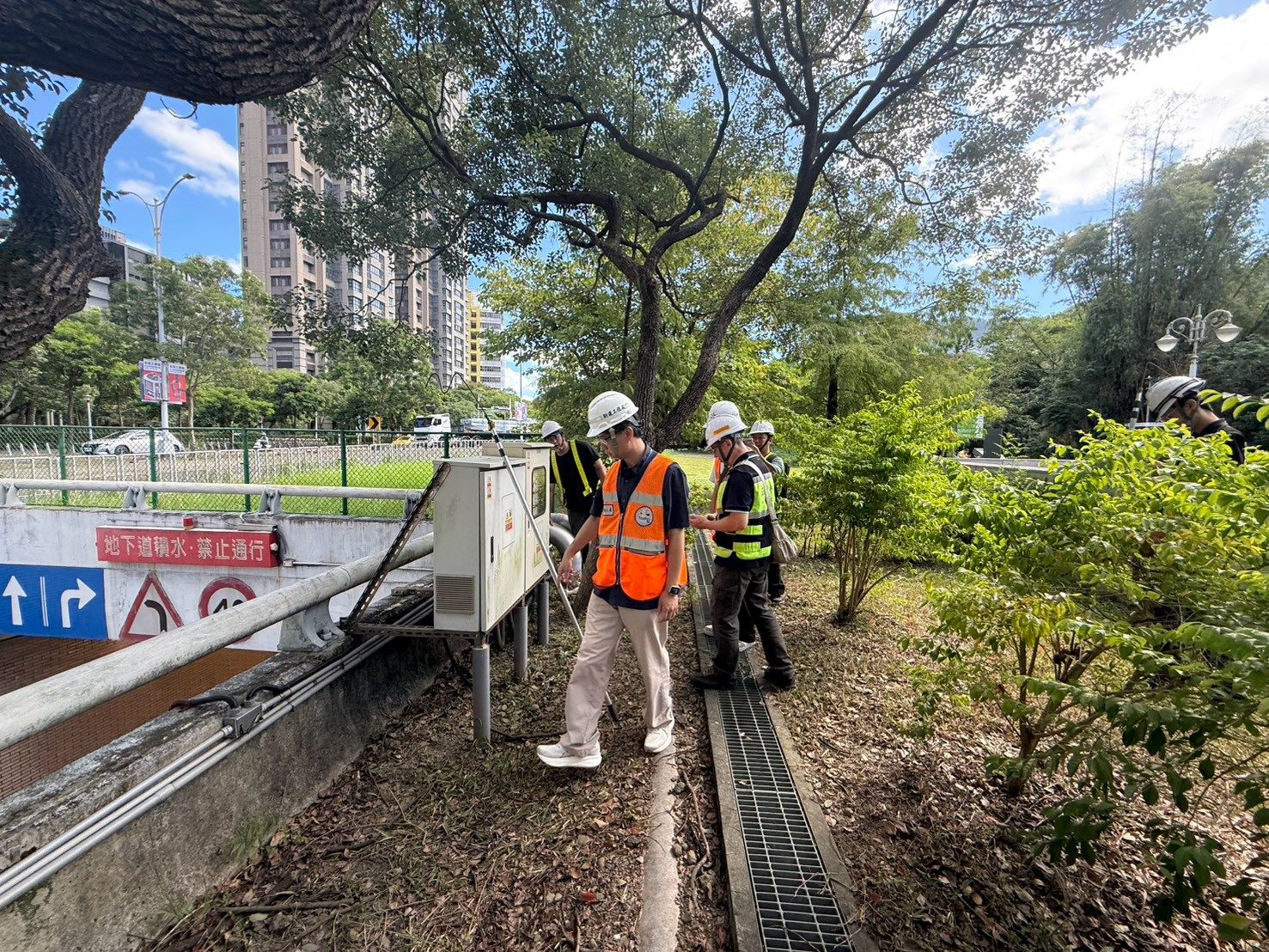 Taipei NCO Strengthens Site and Flood Preparations as Typhoon Champi Approaches