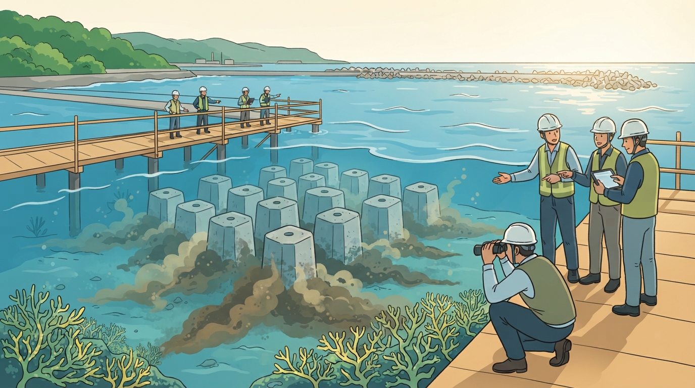 Groups and CPC Inspect LNG Terminal Site Over Silt Concerns